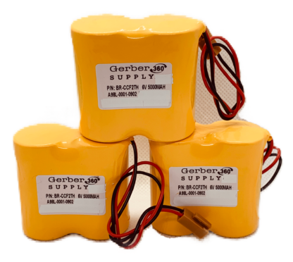 BR-CCF2TH (A98l-0001-0902) 6V 5000mAH Backup Battery (Qty 3 Value Pack!)