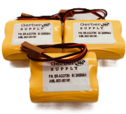 BR-AGCF2W (A98L-0031-0011 #1) 6V Backup Battery for Fanuc Controls (Qty 3 Pack!)
