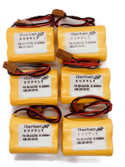 BR-AGCF2W (A98L-0031-0011 #1) 6V Backup Battery for Fanuc Controls (Qty 6 Pack!) (Copy)